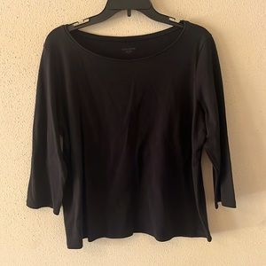 Eileen fisher X-Large black tee
